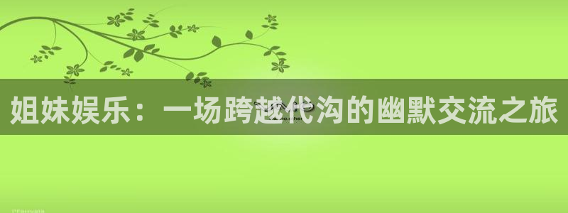 泰达娱乐网页版登：姐妹娱乐：一场跨越代沟的幽默交流之旅